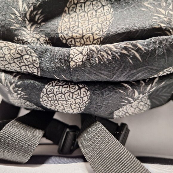 *SALE*Vibedration Hydration Backpack w/o bladder w/ Hat & Bag, blk wht pineapple main image 6
